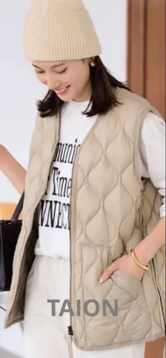 ダウンベスト レディース m