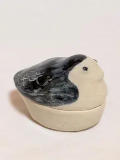 茶道具　 染付鳥型香合のサムネイル