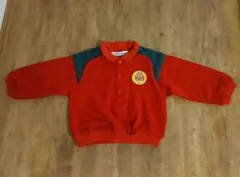 BABBLE BOON ポロシャツ 赤/緑　75