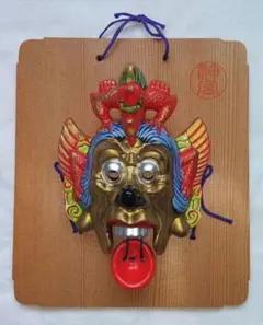 【伊勢神宮納入非売品❗】　芸術院賞受賞作家　帖佐美行作　蘭陵王舞楽　金工作品額装 伊勢神宮納入非売品❗】 芸術院賞受賞作家 帖佐美行作 蘭陵王