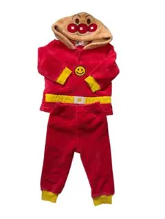 アンパンマン　なりきりパジャマ　フリース　上下セット　80