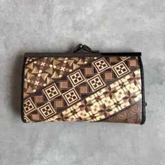伝統工芸品　箱根寄木細工　がま口財布