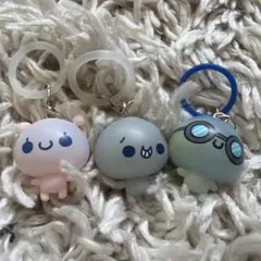 あわあわちゃん　めじるしアクセサリー カプセルトイ 3種セット