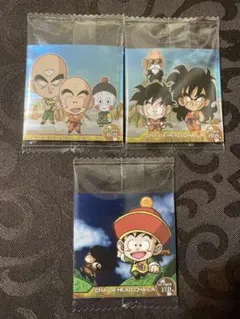 ドラゴンボール　超戦士￼シール　ウェハース超　3枚セット
