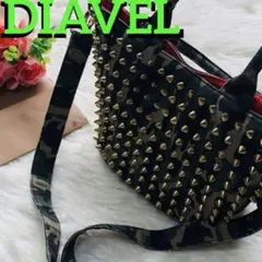 DIAVEL 迷彩 カモフラージュ ショルダーバッグ スタッズ 2wayのサムネイル