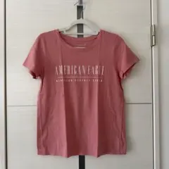AMERICAN EAGLE ロゴプリント 半袖Tシャツ ピンクMのサムネイル