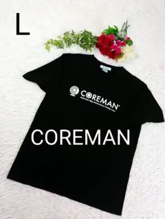 【希少】コアマン COREMAN 両面プリント Tシャツ ブラック L