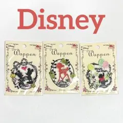 ❤️新品未使用！Disneyカラフルな布製ワッペン3枚セット