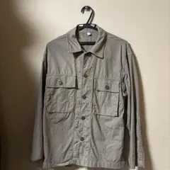 GU ウォッシュドユーティリティーシャツ 56 OLIVEのサムネイル