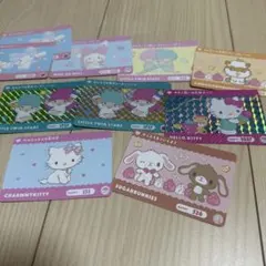 ガチャガチャ　カードダス　サンリオキャラクターズトレーディングカード