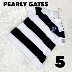 美品 PEARLY GATES パーリーゲイツ ゴルフ ポロシャツ ボーダー 5のサムネイル