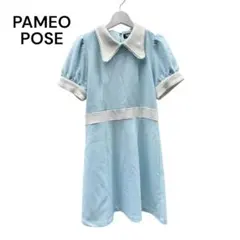 2026年最新】PAMEO POSE 柄：無地 レディース 半袖ミニワンピースの