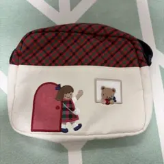ファミリア　familiar キッズ　ショルダーバッグ　チェック