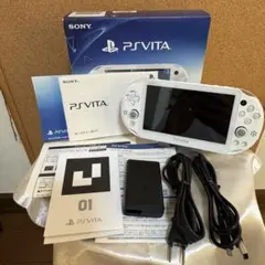 PS Vita 2000 グレイシャー ホワイト Wi-Fi - メルカリ