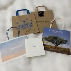 ショップ袋 小さめサイズ　ロクシタン　ete cosmekitchen