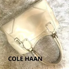 コールハーン/ハンドバッグ/ベージュ/レザー29×9×21