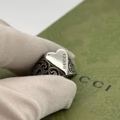 廃盤品】GUCCI グッチ アラベスク ハート ピアス SILVER925 - メルカリ