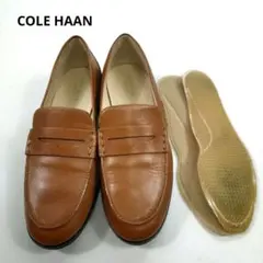 COLE HAAN コールハーン レザーローファー ブラウン 未使用級のサムネイル