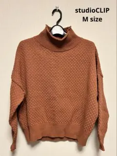 【❤️即購入OK❤️】スタジオクリップ　ニット　セーター　M オレンジ