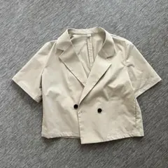 GU ハーフスリーブジャケット ナチュラルのサムネイル