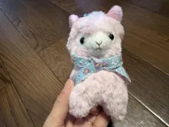 【アルパカ】ピンク アルパカ型 ぬいぐるみ【平成レトロ】