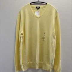 UNIQLO ユニクロ　コットンカシミヤ ニットセーター XL イエロー