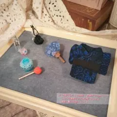 【祭25】 10cm ぬい服　大人浴衣フルコーデセット