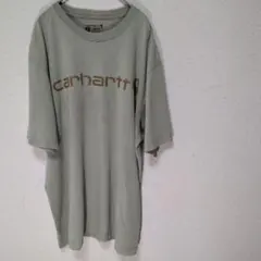 汚れ有 Mサイズ Carhartt カーハート Tシャツ ルーズフィット カーキ
