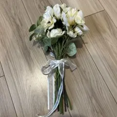 ウェディングブーケ ブートニア 結婚式 花嫁バトン - メルカリ