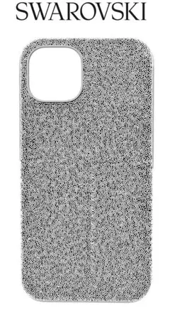 【匿名配送】Swarovski製 iPhone13ケース　シルバー