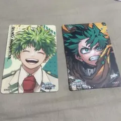 2枚セット　ヒロアカ原画展　ブラインド　マグネットステッカーコレクション　デク