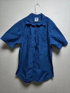 OLD NAVY スリムフィット 半袖シャツ M 青
