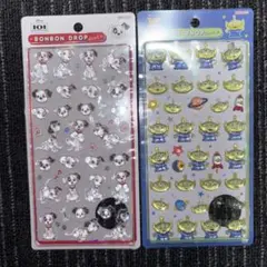 正規品　ボンボンドロップシール　101匹わんちゃん　リトルグリーメン