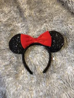 ミニーマウス カチューシャ スパンコール