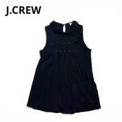 美品✨J.CREW ジェイクルー ノースリーブ チュニック スタッズ ブラックのサムネイル
