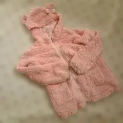 メゾピアノ　当時物　くま耳ファーアウター