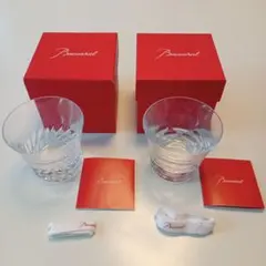 Baccarat クリスタルカットグラス 2個セット 2016年・2017年製