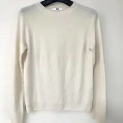 UNIQLO / 3Dカシミヤクルーネックセーター（S）