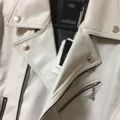 M『新品』AZUL by moussy ダブルライダーズジャケット
