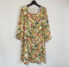 美品】Jocomomola ホコモモラ ティアードフリル 花柄ワンピース 40 