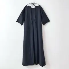 THE SHINZONE 半袖 ネップ コットン ロング ワンピースのサムネイル