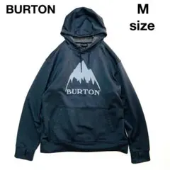 6542【美品】バートン　フロントロゴ　プルオーバーパーカー　撥水　ストレッチ