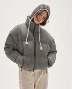 新品Todayful Check Down Jacket ミント 38