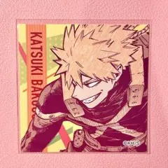 僕のヒーローアカデミア 原画展 スクエアステッカー 爆豪勝己