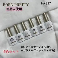 No.827 BORN PRETTY シアーカラージェル ガラスマグネットジェル