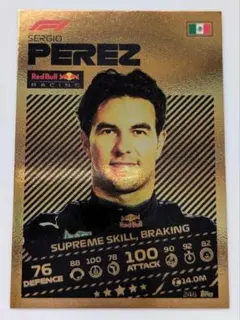 セルジオ・ペレス　ゴールド【F1 Turbo Attax 2021】