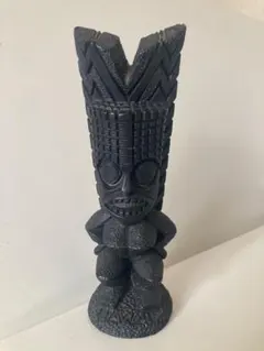 黒TIKI ティキ 置物 8体セット coco joesハワイ ビンテージ - メルカリ