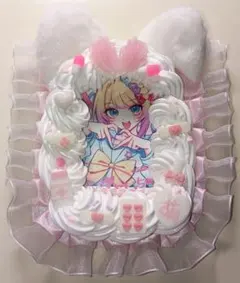 お値下げ中 白ピンク 猫耳 量産型 地雷 平成女児 ホイップデコ トレカケース