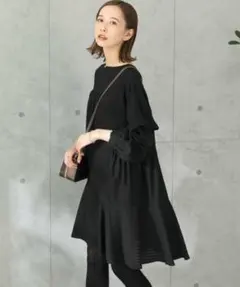 アーバンリサーチロッソ/前後2WAYストライプミニワンピース