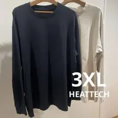 廃盤 UNIQLO U ヒートテックコットンクルーネックT 3XL 2枚セット